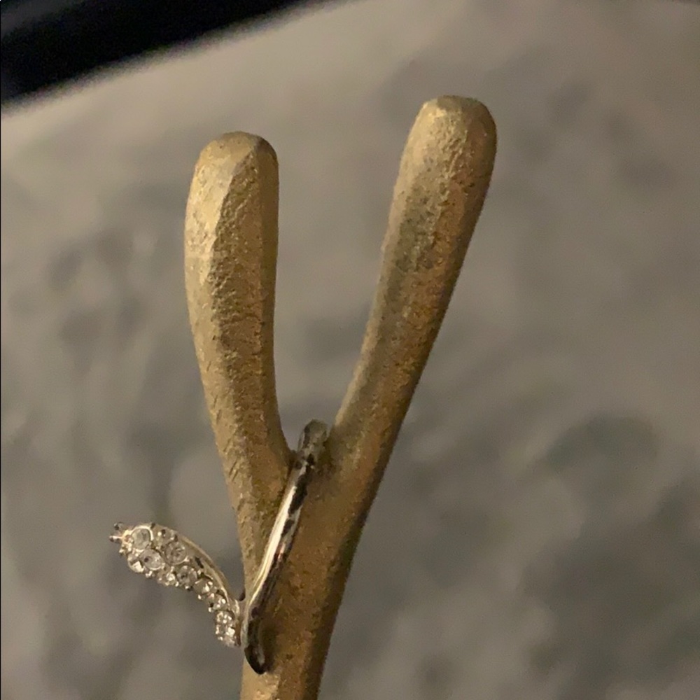 Silver snake ring